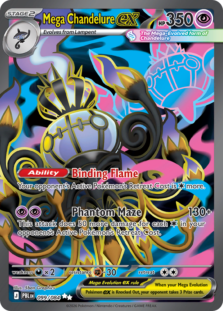Mega Chandelure ex — Buio Pesto