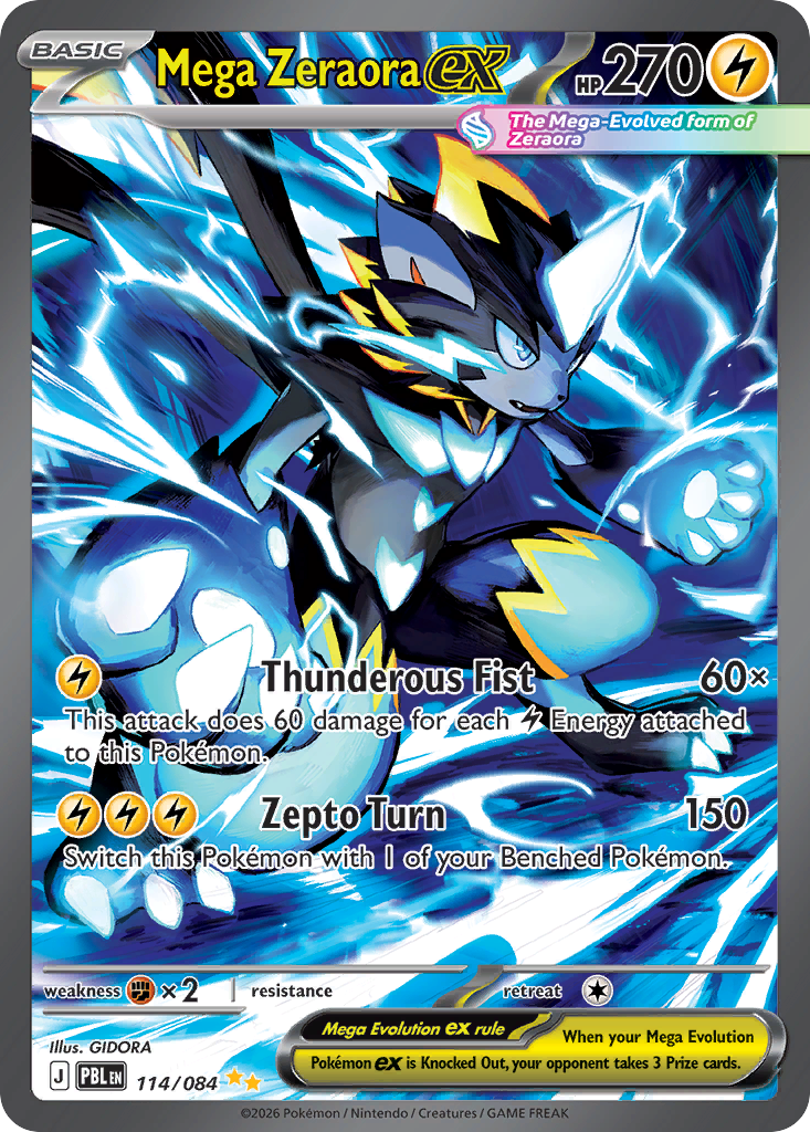 Mega Zeraora ex — Buio Pesto
