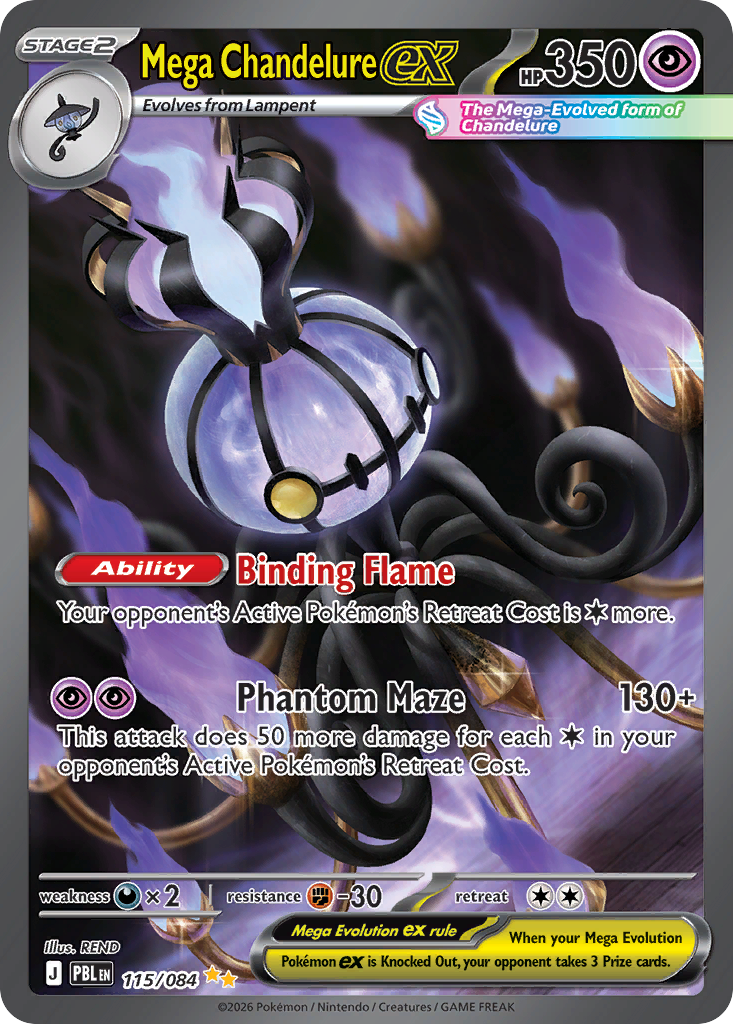 Mega Chandelure ex — Buio Pesto