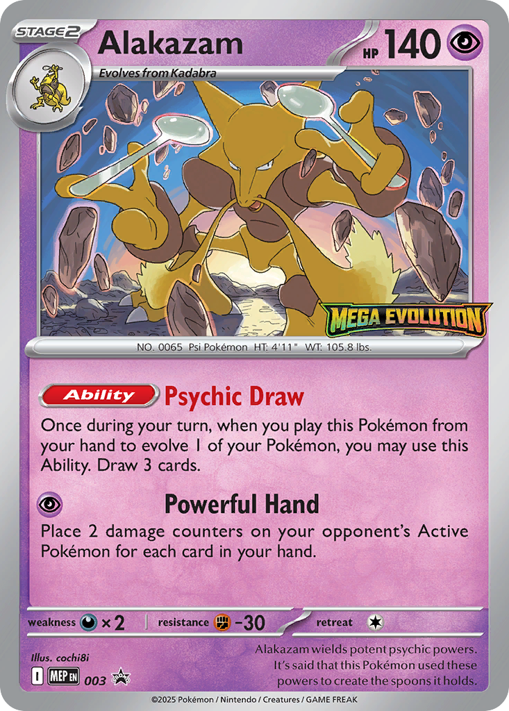 Alakazam MEP 003