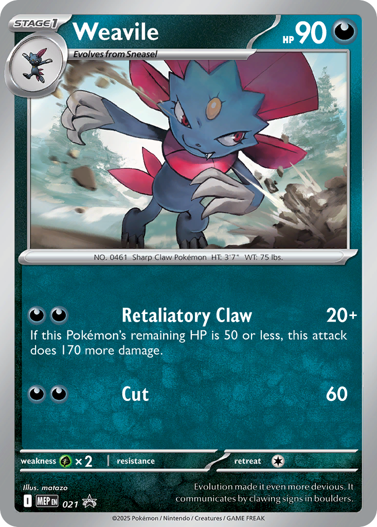 Weavile MEP 021