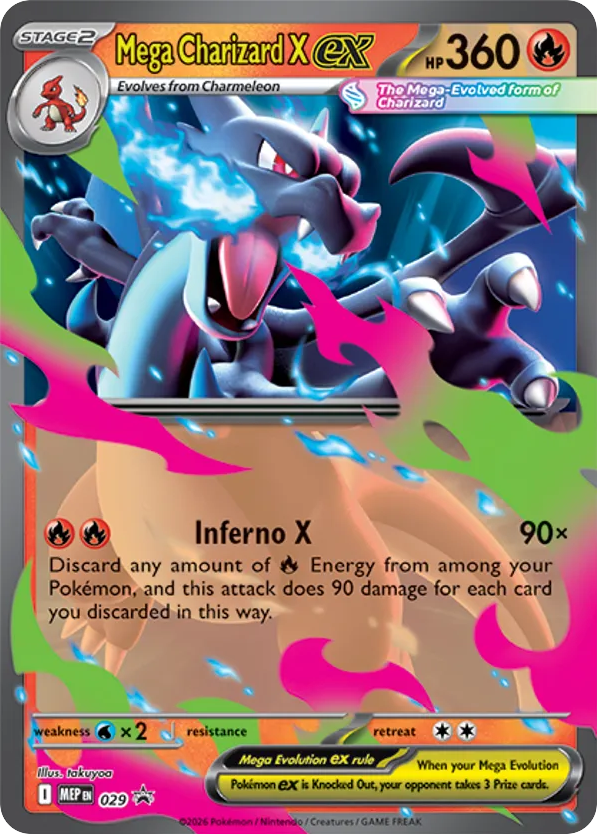 Mega Charizard X ex MEP 029