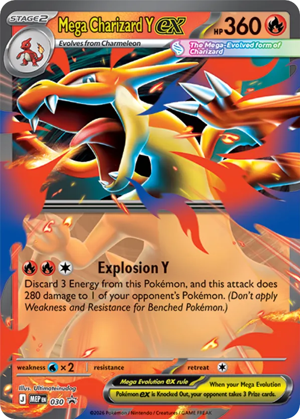 Mega Charizard Y ex MEP 030