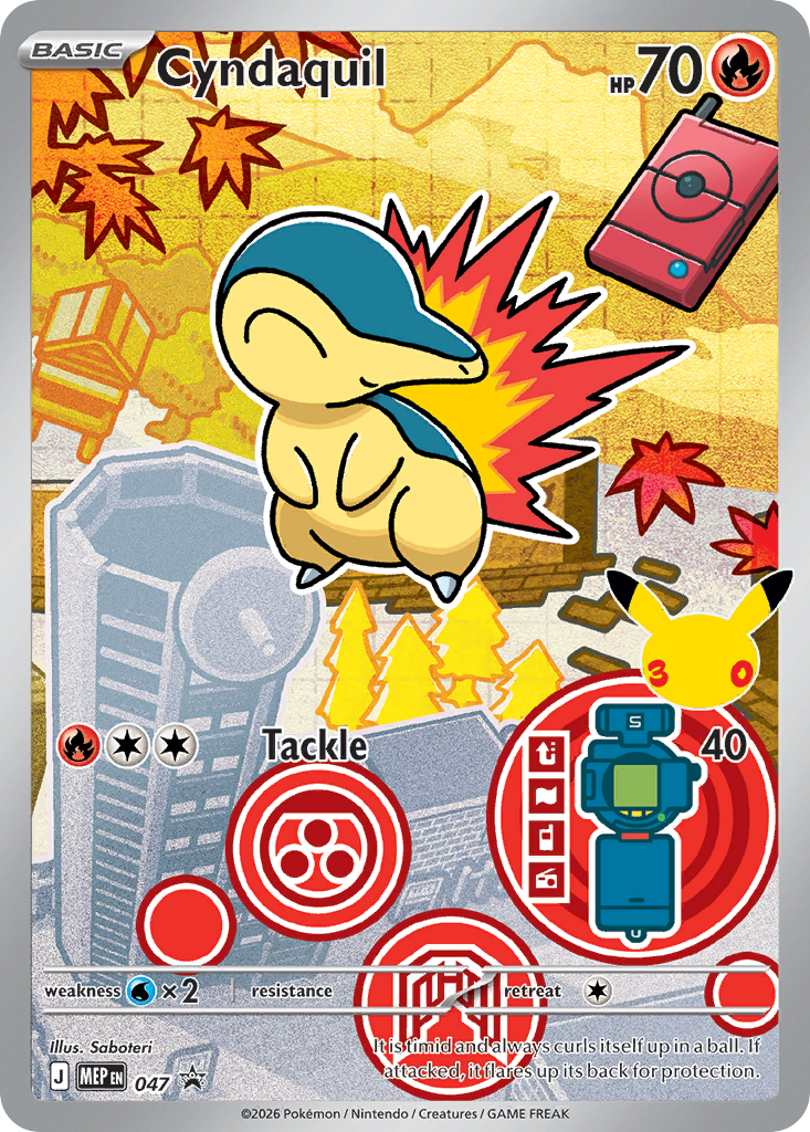 Cyndaquil — Black Star Promo Mega
