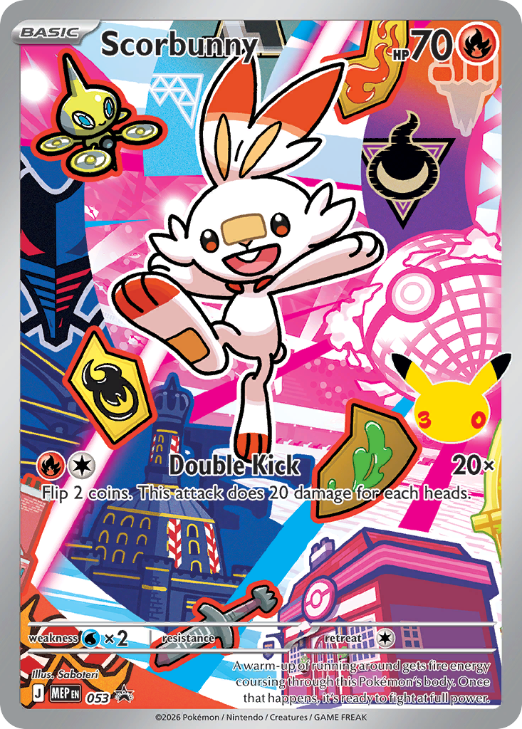 Scorbunny — Black Star Promo Mega