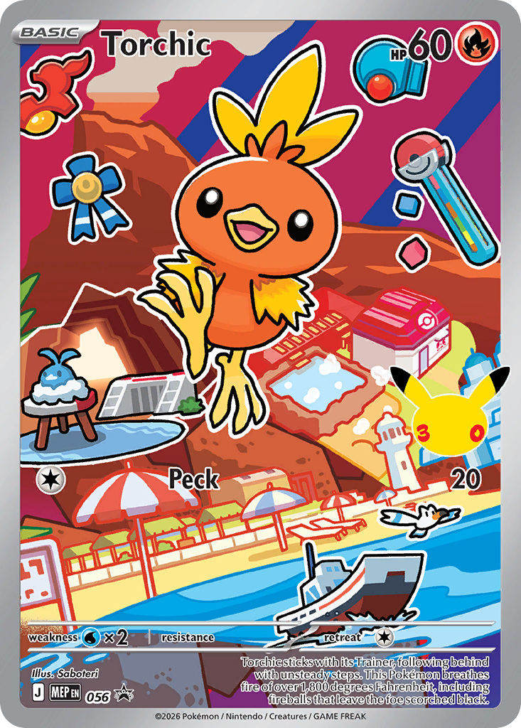 Torchic — Black Star Promo Mega