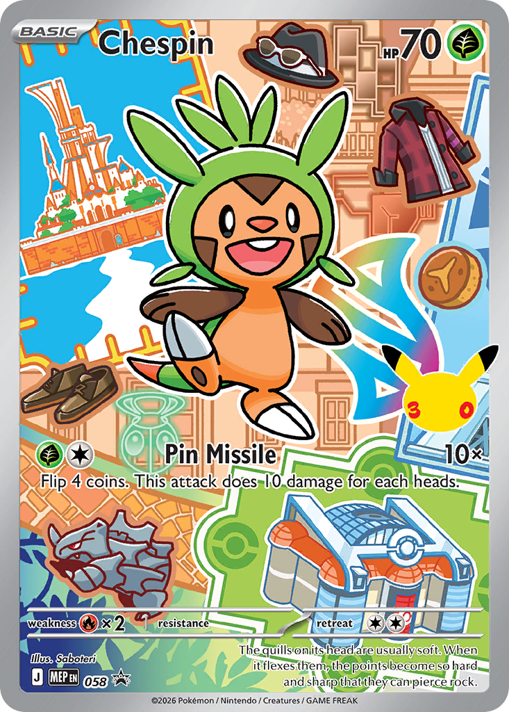 Chespin — Black Star Promo Mega