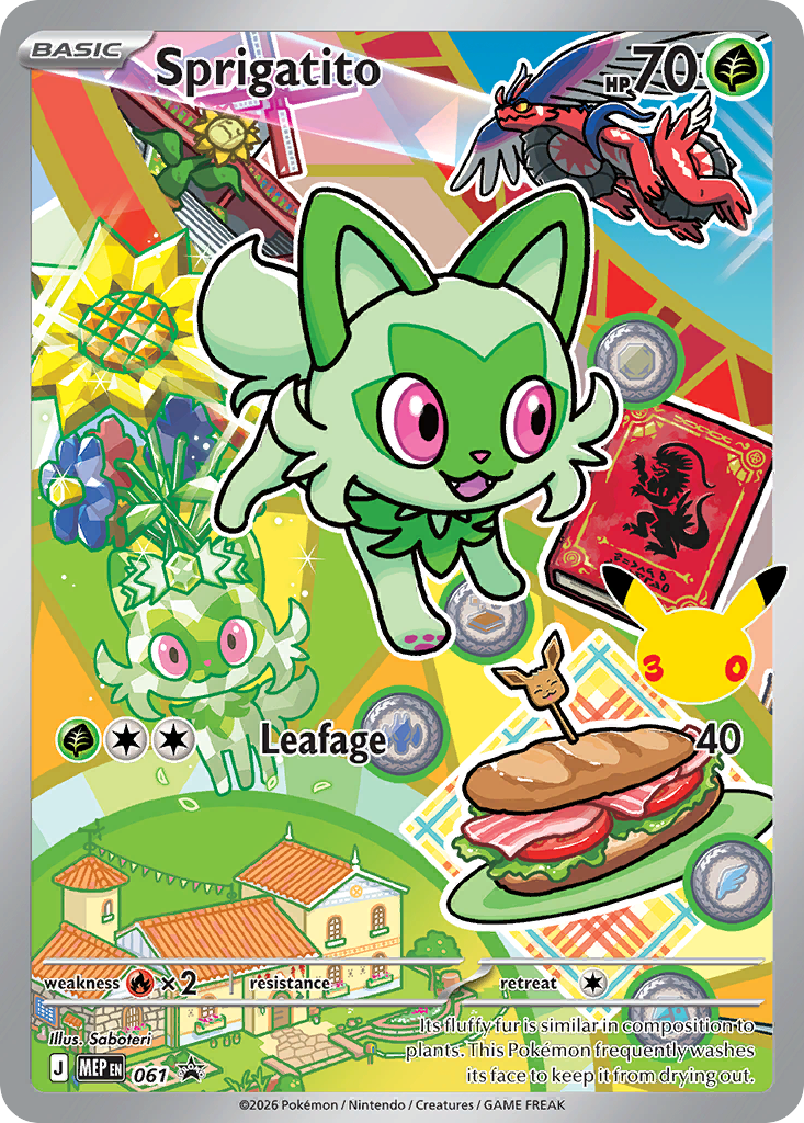 Sprigatito — Black Star Promo Mega