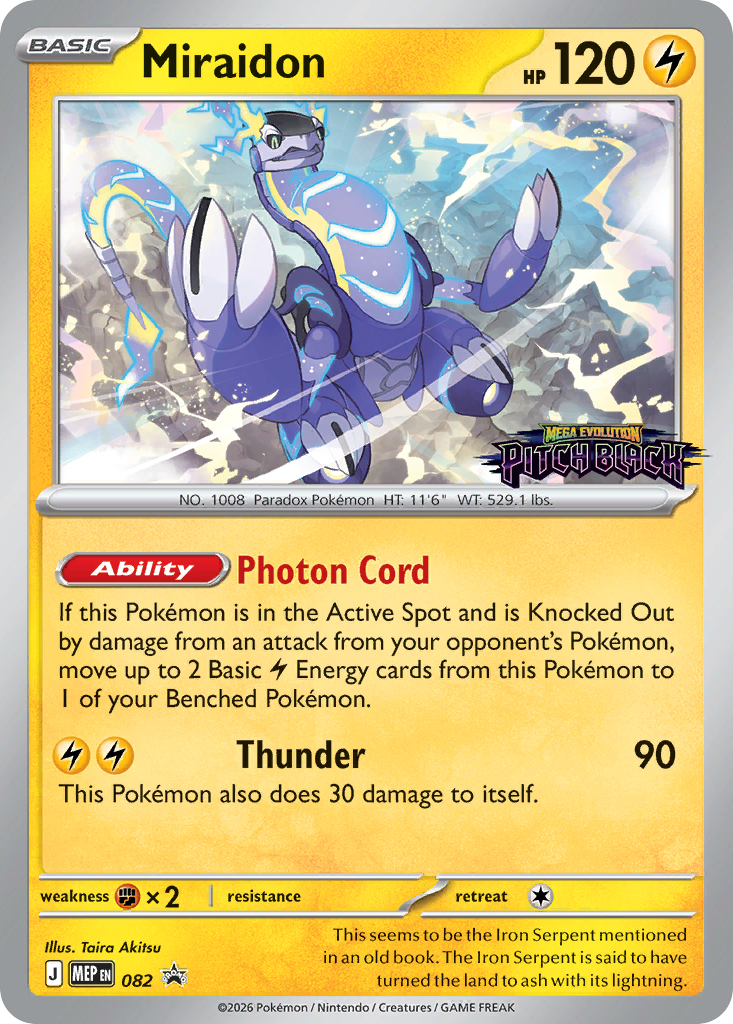 Miraidon — Black Star Promo Mega