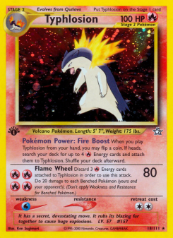 Typhlosion NEO1 18