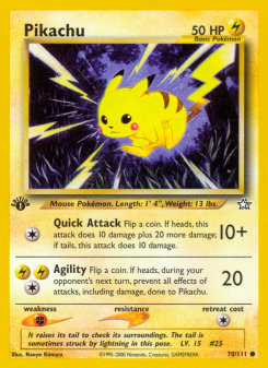 Pikachu NEO1 70
