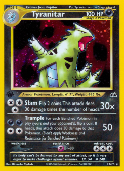 Tyranitar NEO2 12