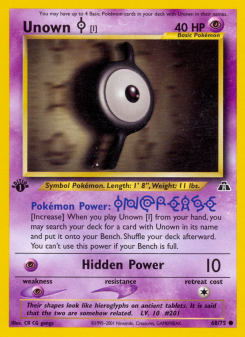 Unown [I] NEO2 68