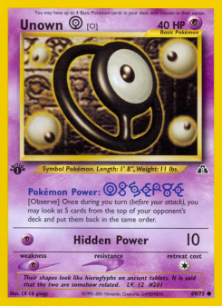 Unown [O] NEO2 69