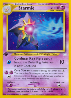 Starmie NEO3 25