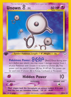 Unown [B] NEO3 39