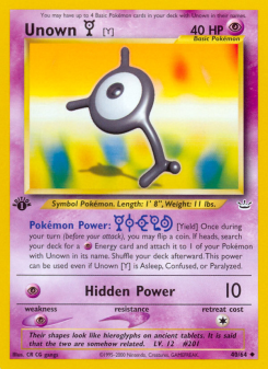 Unown [Y] NEO3 40