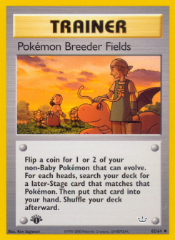 Pokémon Breeder Fields NEO3 62
