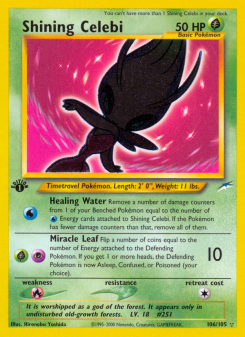 Shining Celebi NEO4 106