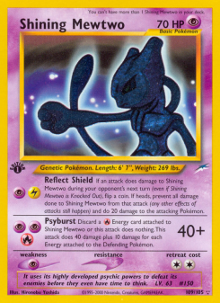 Shining Mewtwo NEO4 109