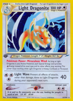 Light Dragonite NEO4 14