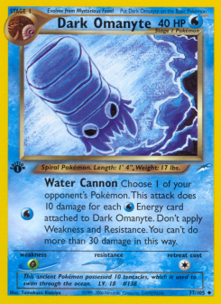 Dark Omanyte NEO4 37