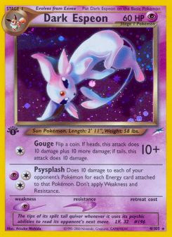 Dark Espeon NEO4 4