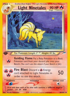 Light Ninetales NEO4 50