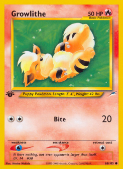 Growlithe NEO4 68