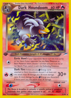 Dark Houndoom NEO4 7