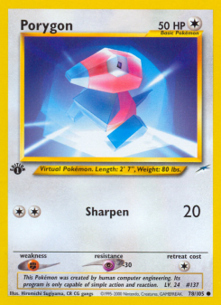 Porygon NEO4 78