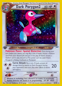 Dark Porygon2 NEO4 8