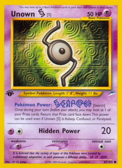 Unown [S] NEO4 87