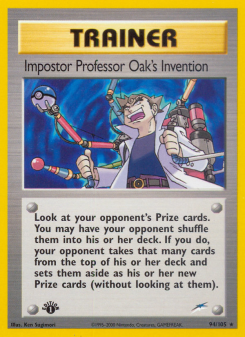 Impostor Professor Oak's Invention NEO4 94