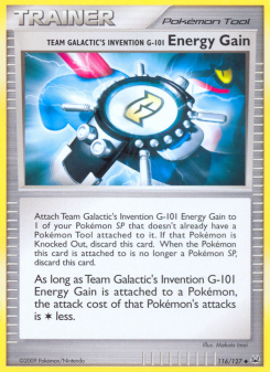 Team Galactic's Invention G-101 Energy Gain PL 116