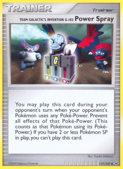 Team Galactic's Invention G-103 Power Spray PL 117