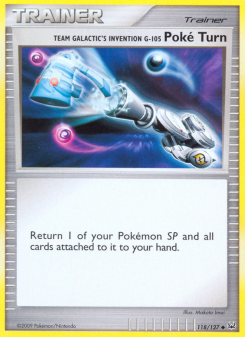 Team Galactic's Invention G-105 Poké Turn PL 118