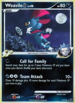 Weavile G PL 17