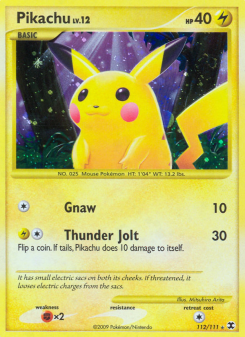 Pikachu RR 112
