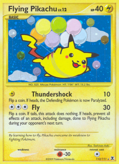 Flying Pikachu RR 113