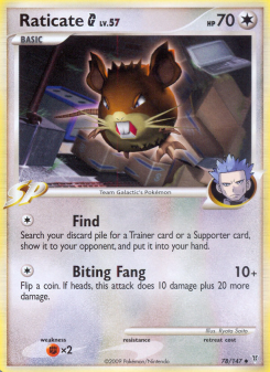 Raticate G PL3 78