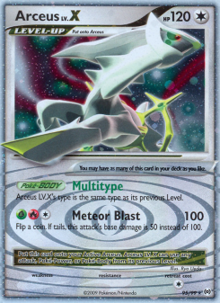Arceus LV. X AR 95