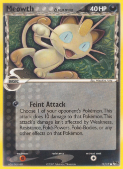 Meowth δ POP5 11