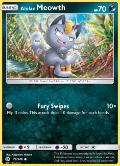 Alolan Meowth SUM 78