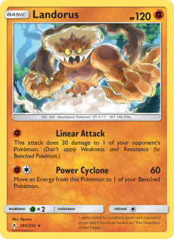 Landorus UNB 103