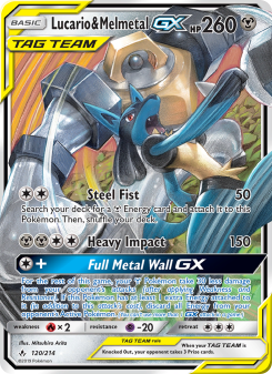 Lucario & Melmetal GX UNB 120
