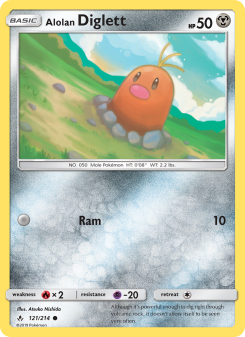 Alolan Diglett UNB 121