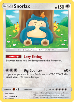 Snorlax UNB 158