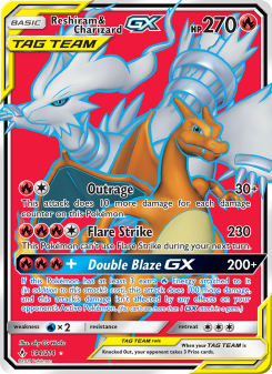 Reshiram & Charizard GX UNB 194