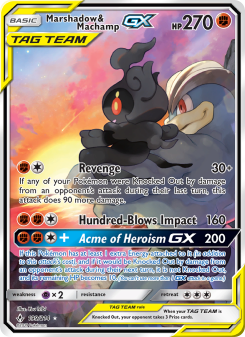 Marshadow & Machamp GX UNB 199